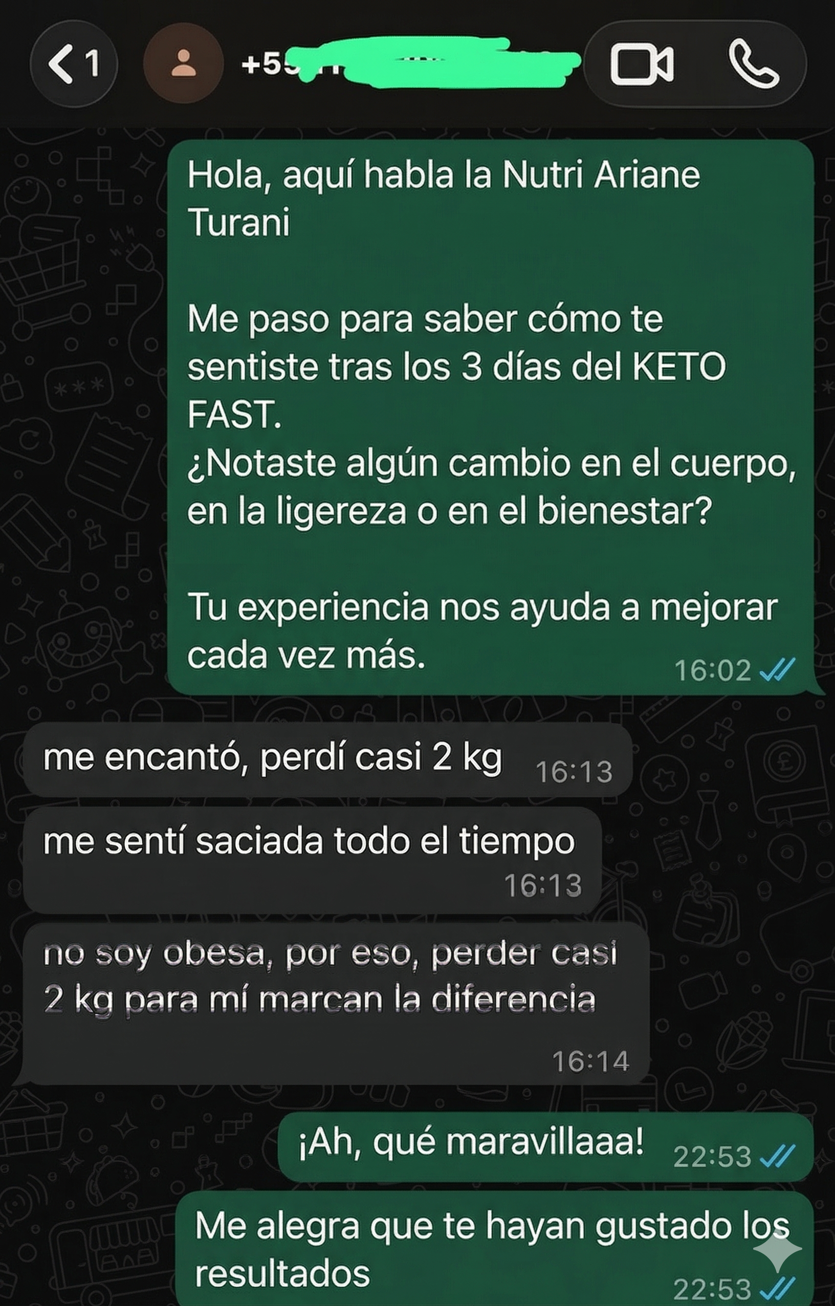 Resultado real — testimonio 4